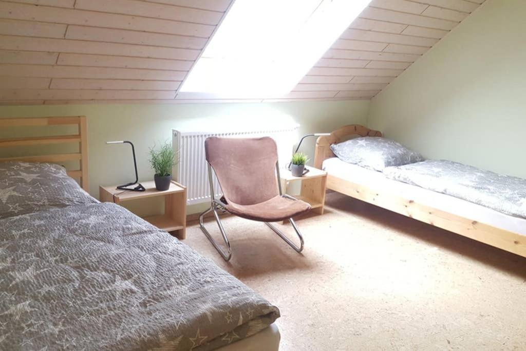 Anna - Neue Ferienwohnung Mit Blick Ins Gruene Ober-Abtsteinach Buitenkant foto